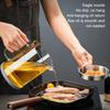 1L/1.5L Glass Oil Filter Kitchen Seasoning Tank Oil Tank Impurity Separator Fine Mesh Oil Filter Container Cooking Tool
