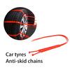 10X Car Anti-skid Snow Tyre Tire Chains Beef Tendon Wheel Nylon Chain Belt cckkM