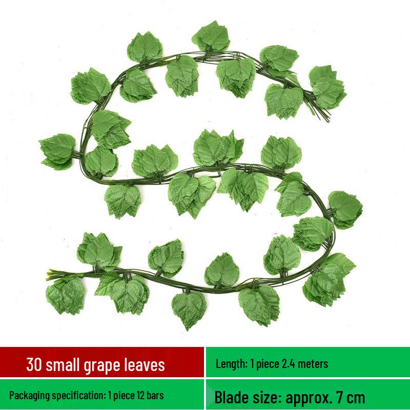 Artificial Grape Ivy Vine Leaves for Ceiling and Pipe Decor