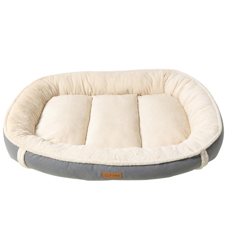 Four Seasons Oval Oxford Cloth Pet Bed for Dogs and Cats