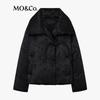 MO&Co. New Chinese Style Plum Blossom Velvet Jacquard Down Jacket