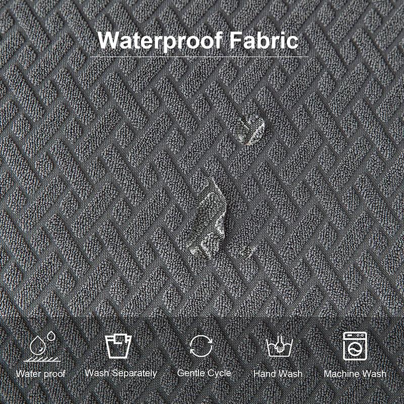 Real Waterproof Chair Cover Stretch Dining Room Seat Covers Chair Cheap Washable Jacquard Chair Covers For Home Hotel Kitchen