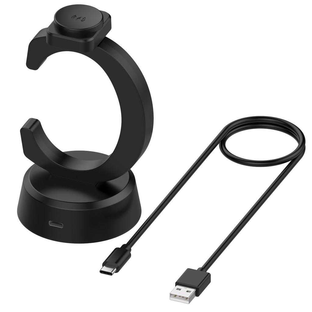 For Samsung Galaxy Watch Ultra 47mm/Watch7 44mm/40mm C-Shape Charging Stand Magnetic Wireless Charger