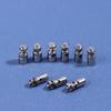 10Pcs Rc Airplane Boat Pushrod Metal Linkage Stopper Servo Connectors Adjustable Diameter 2.1Mm/1.8Mm/1.2Mm Helicopter Rc Boat