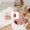 Chew Resistant Ceramic Hamster Drinking Dispenser Strawberry Shelter Cave Small Animal Water Dispenser Feeding Accessory