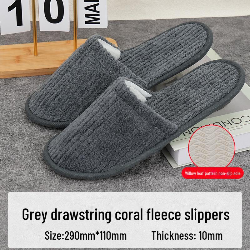 Luxury Non-Slip Disposable Slippers for Home and Hospitality Use