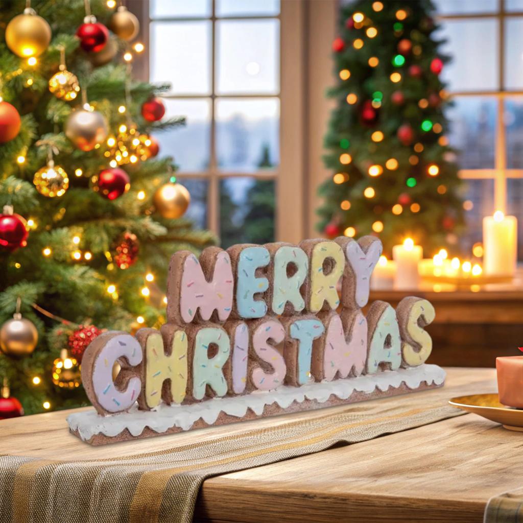 Merry Christmas Gingerbread Decor