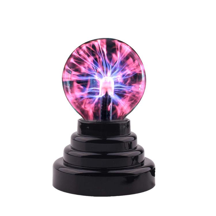 3" USB Electrostatic Lightning Ball Night Light 