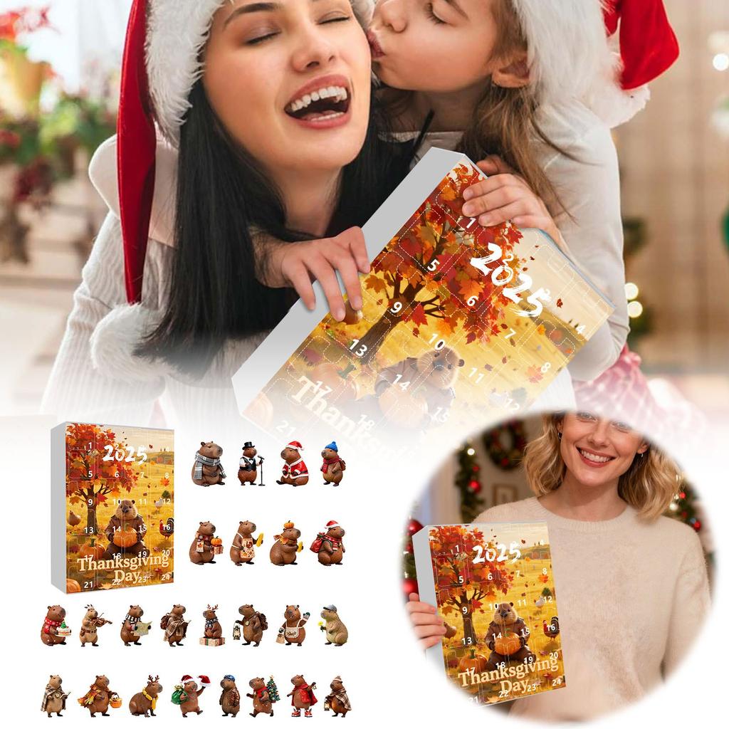 2D Advent Calendar 24 Days Countdown Calendar With Musical Character Collectibles, Advent Calendar