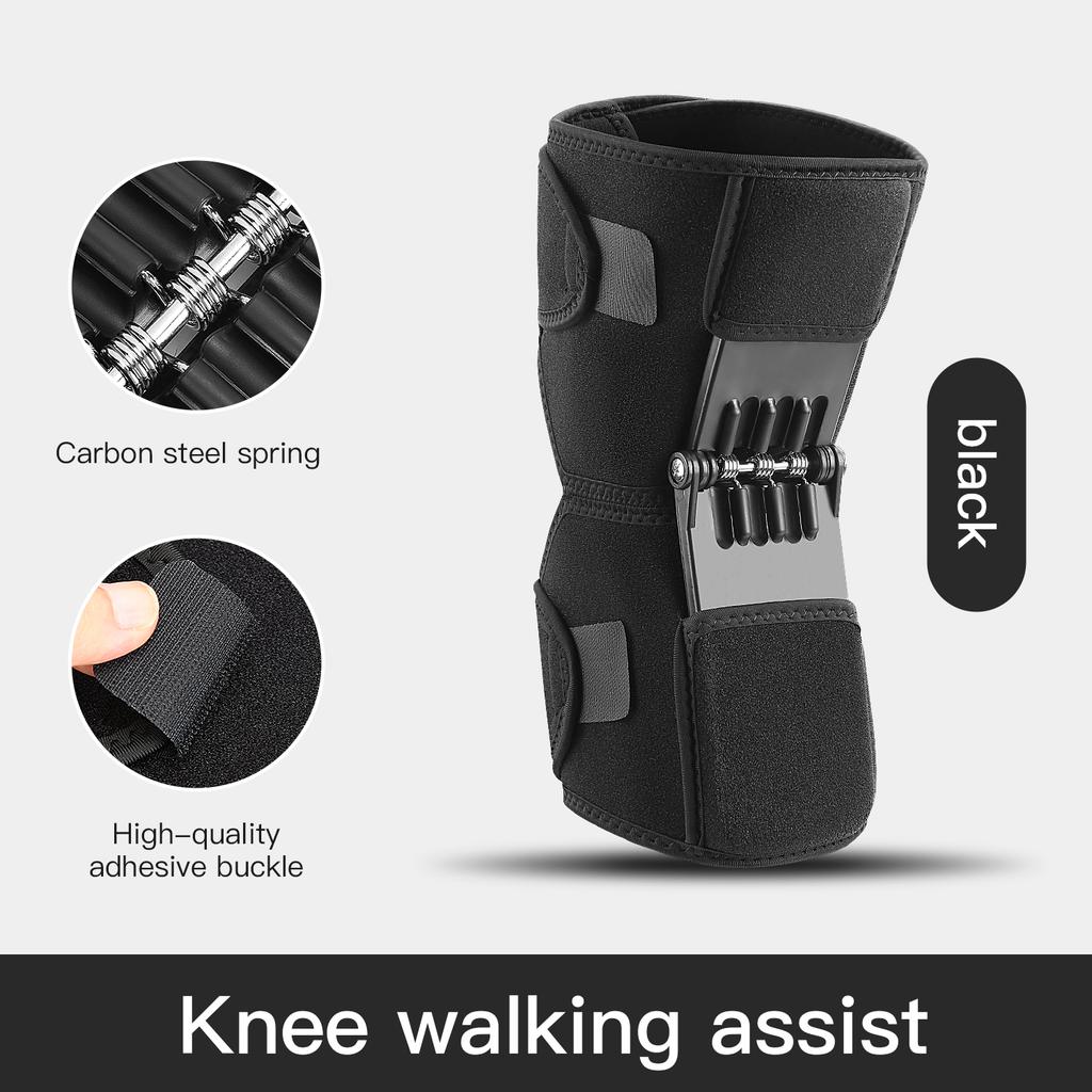 1Pc Joint Support Knee Pad Non-Slip Lift Pain Relief For Knee Power Spring Force Stabilizer Knee Booster Working Sports Elder