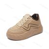 Women's Warm Plush Platform Sneakers Winter Fashion Lace Up Thicken Warm Outdoor Womens Trainers Comfortable Casual Board Shoes
