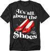 Unisex Adult T-Shirt Featuring The Wizard of Oz Shoe Design