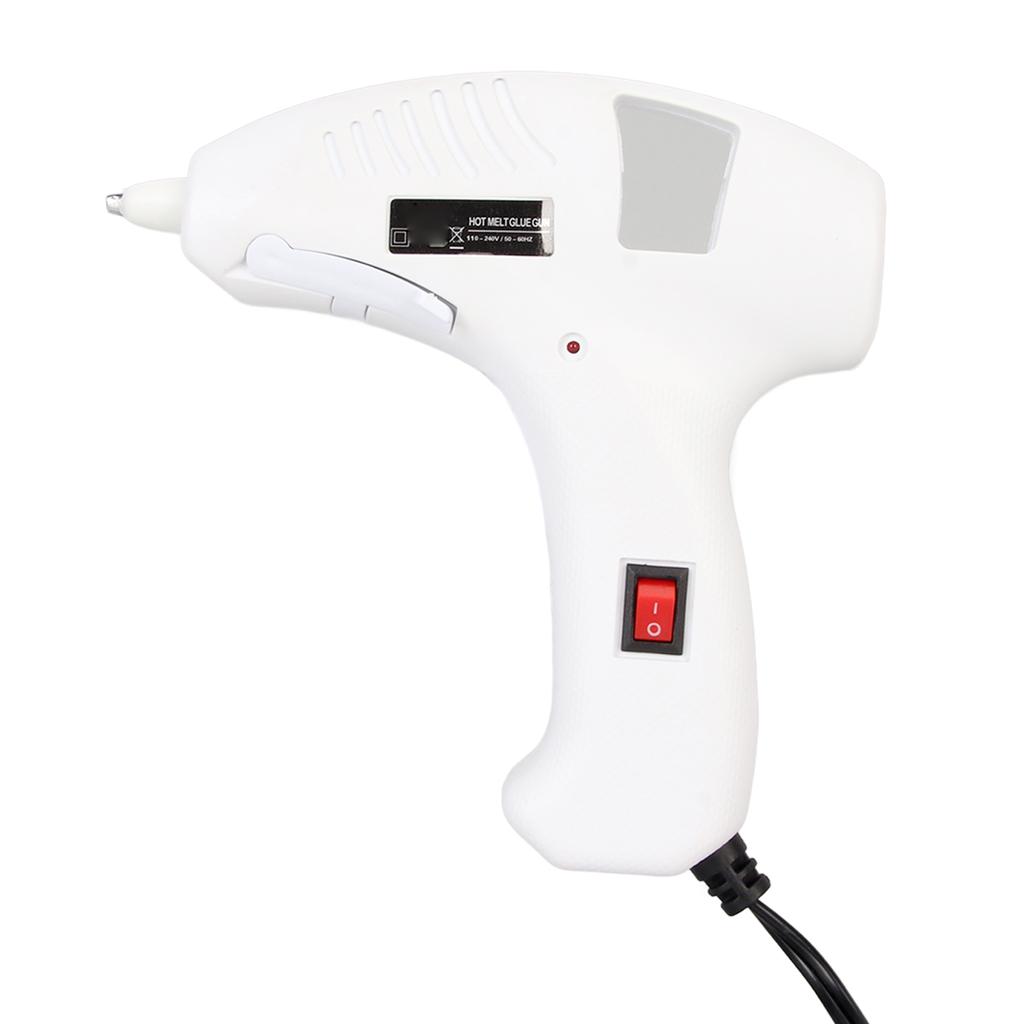 Hot Glue Melter 20W Fast Preheating Ergonomic Handle Foldable Stand Hot Glue Melting Tool for 7mm Sticks