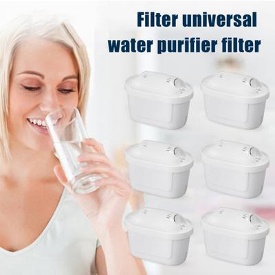 1/2/3/6Pcs Water Filter Cartridges Eco-friendly Easy To Use BPA-Free Activated Carbon Ion Water Filters Replacement Parts