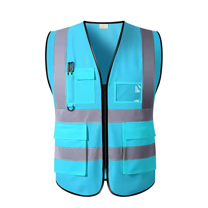 Fluorescent Reflective Safety Vest for Construction and Road Workers