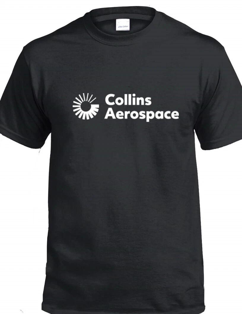 Collins Aerospace Retro Logo T-Shirt Defunct Avionics Developer Airline Fly Tee S