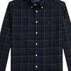 Koszula bawełniana w kratę z długim rękawem i haftowanym logo Polo Ralph Lauren Koszule dziecięce 323979324-001