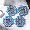 Silicone Jewelry Making Epoxy Mould Resin Casting Mold Decorative DIY Crystal Agate Coaster Mold Creative MandalaMug