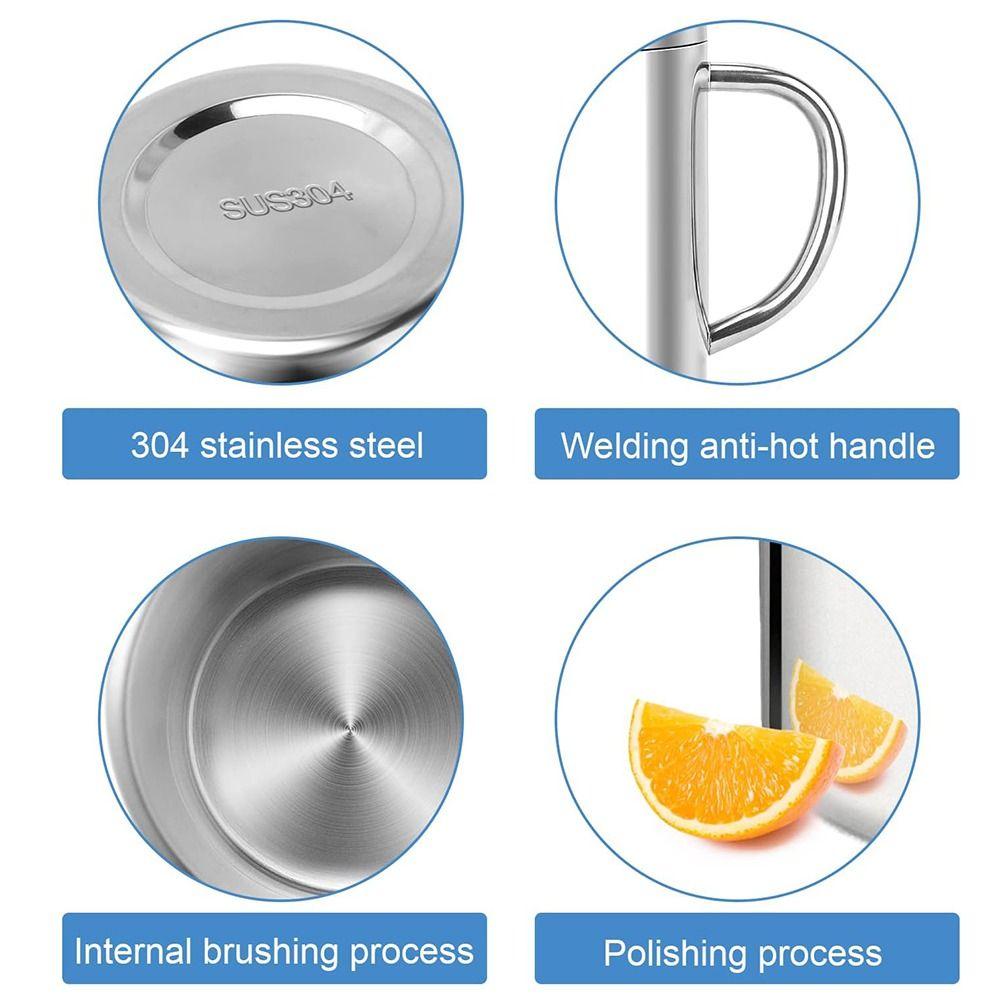 Stainless Steel Coffee Mug Shatterproof Travel Tumbler Jug BPA Free Drinking Water Cup  Home