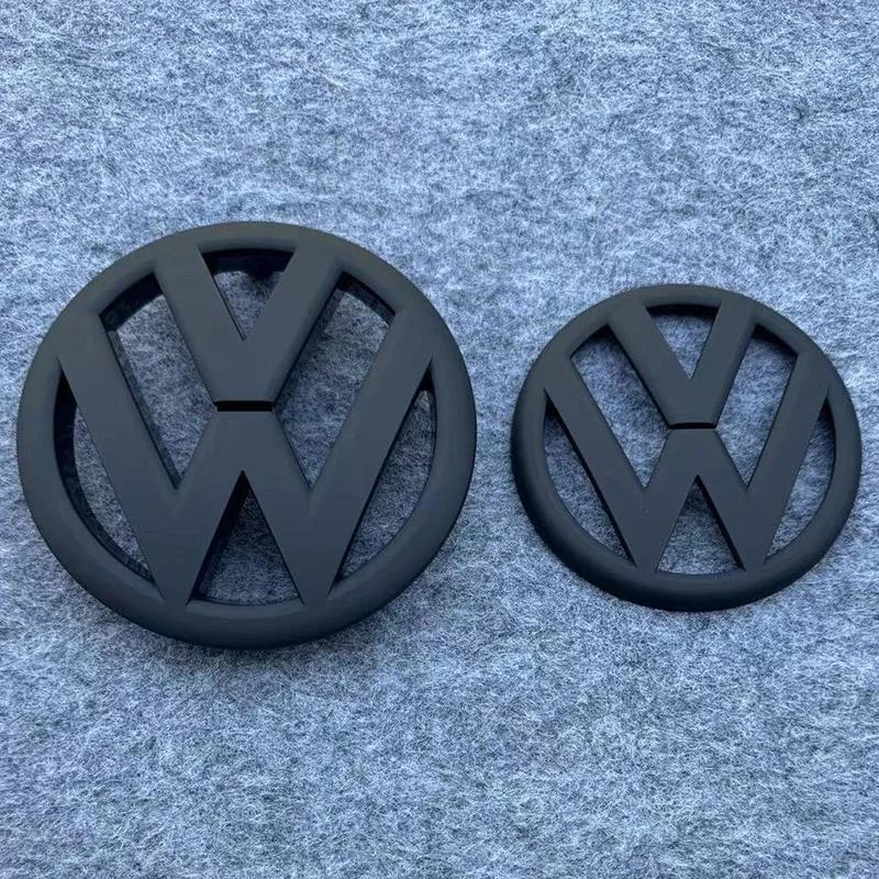 

Valve Stems Caps New Volkswagen VW Hub Caps 2pcs 135mm 110mm Car Front Grill Badge and Rear Trunk Emblem Lid Logo Car Styli матовий чорний колір