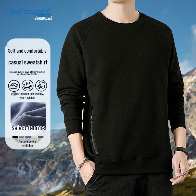 JEANSWEST Men's Casual Pullover Sweatshirt