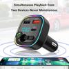 Bluetooth Car FM Transmitter with P4 MP3 Player & QC3.0 Fast Charging