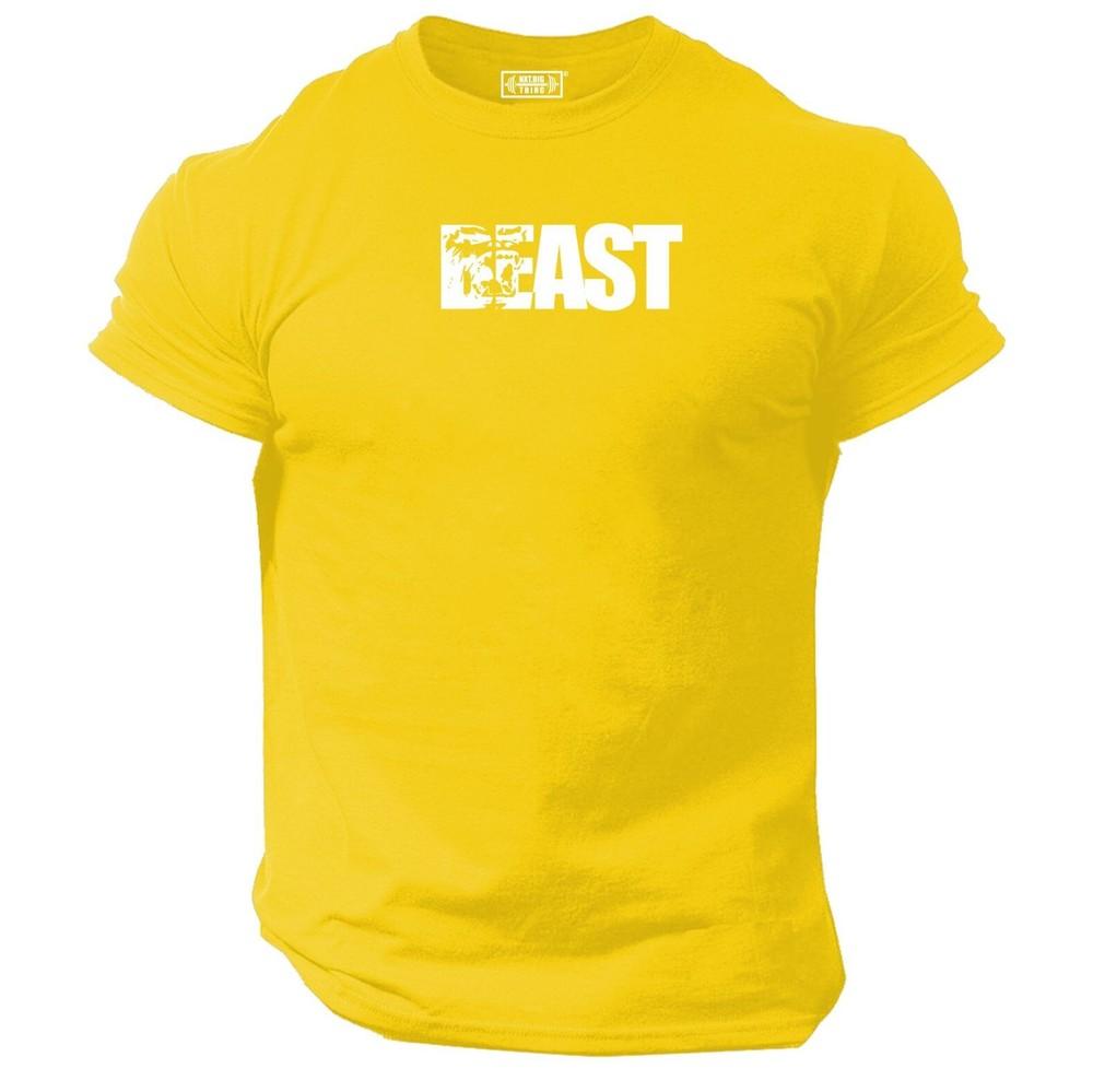 Beast T Shirt Gym Clothing Bodybuilding Training Workout Boxing Gorilla Mma Top