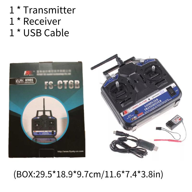 

Fs Flysky Ct6b 24ghz Transmitter Receiver Remote Controller 6 Model Channel