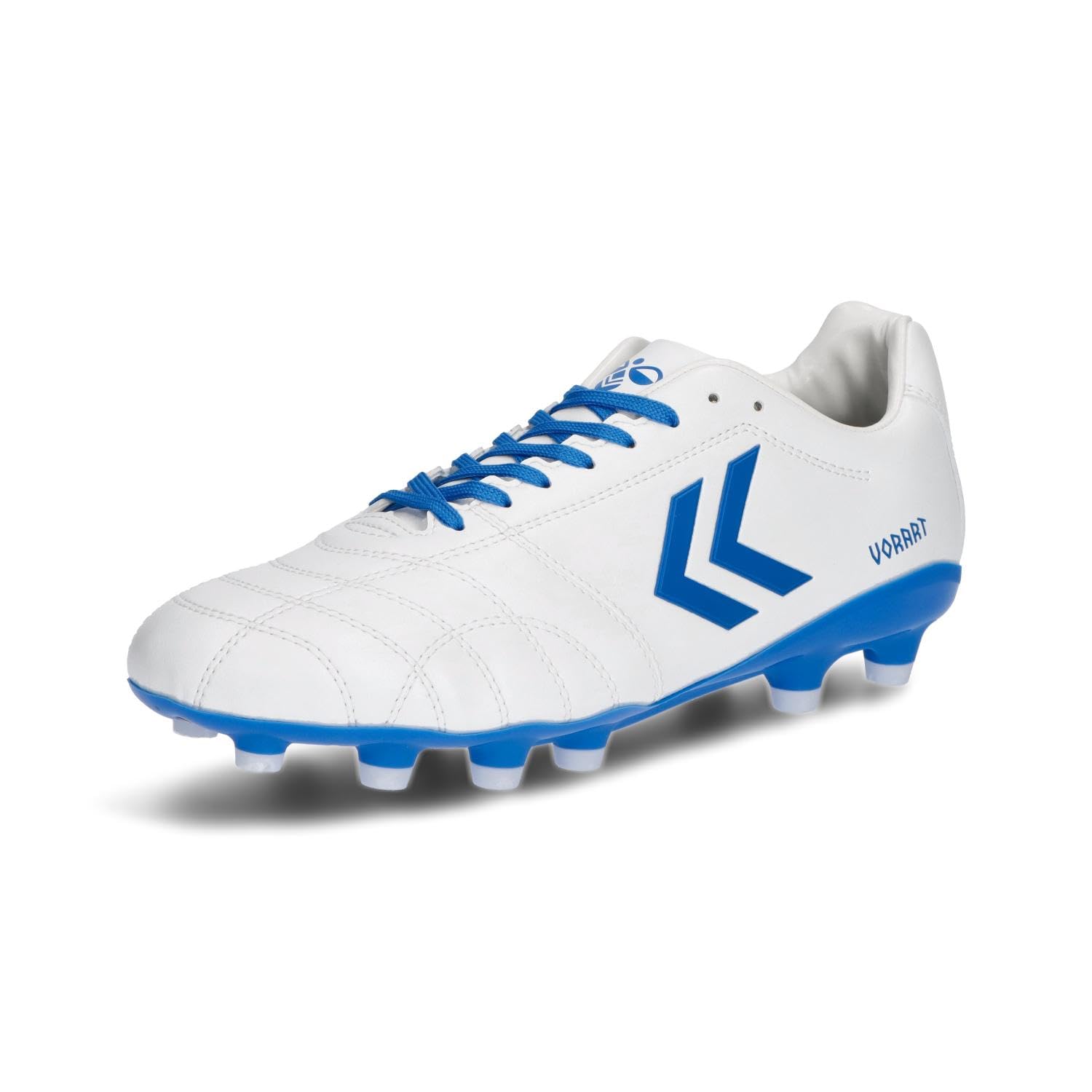 

Hummel Volato 3 Academy Wide Soccer Shoes, White/Blue (1060), Size 25.5 cm