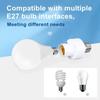 E26/E27 Smart Infrared Wireless Remote Control Timer Switch Lamp Holder 220V House Multi Light Switch Room Bedroom Smart Switch