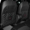 Car Anti-kick Pad Interior Leather Auto Seat Back Protector Pads Anti Scratch For KIA rio ceed sportage cerato soul sorento k2 k5 flip