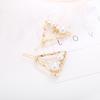 Korean Style Geometric Pearl Hairpin for Bangs