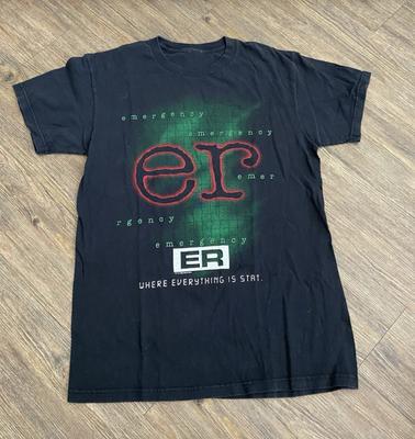 ER Emergency TV Show T Shirt Black Cotton Adult S-5XL UB408