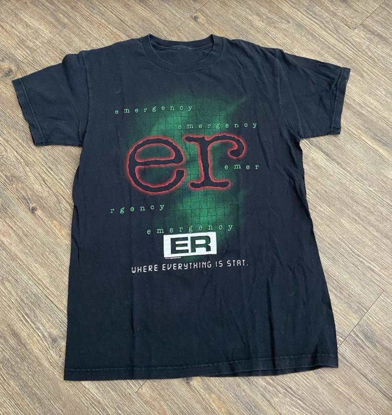 ER Emergency TV Show T Shirt Black Cotton Adult S-5XL UB408
