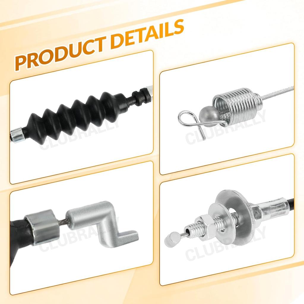 Club Car DS Golf Cart Governor & Accelerator Cable Snap In Kawasaki FE290 2004 & UP, OEM#102336101, 102336001