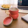 Edenus Auspicious Ceramic Office Mug with Lid