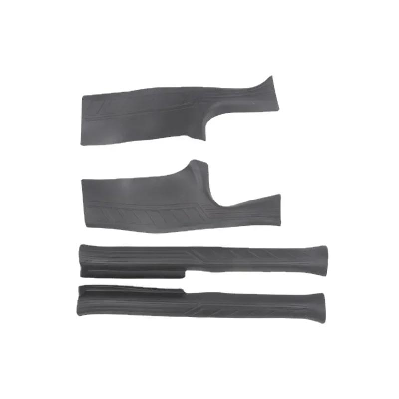 Door Sill Protector Cover for Tesla Model Y Trunk Threshold Bar Welcome Pedal Sticker ABS Side Fender TPE Mats Car Accessories