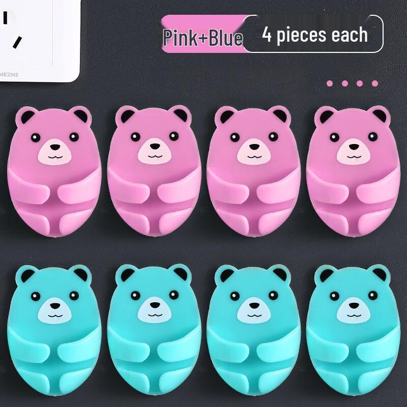 Multi-functional Adhesive Plug Hooks