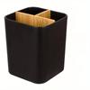 Bamboo Toothbrush Holder for Bathrooms 3 Slots Toothbrush and Toothpaste Holder Bathroom Counter Organizer