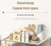 New Split Stainless Steel Multifunctional Kitchen Microwave and Electric Oven Countertop Storage Rack