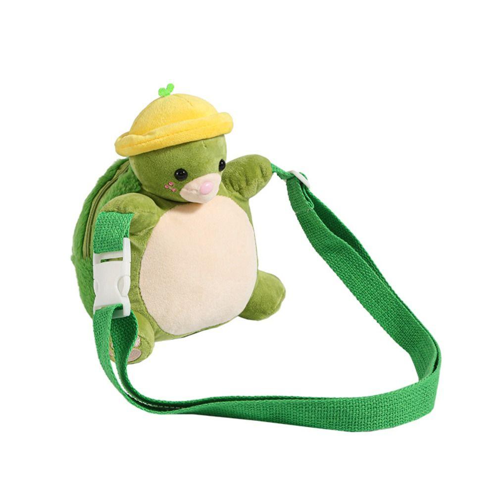 Doll Children Backpack Plush Cartoon Animal Shoulder Bag Creative Turtle Crossbody Bag  Gift