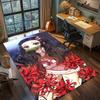 Demon Slayer Anime Rug Carpet Large Area Rug Non Slip Washable Floor Mat Gamer Room Bedroom Home Decor