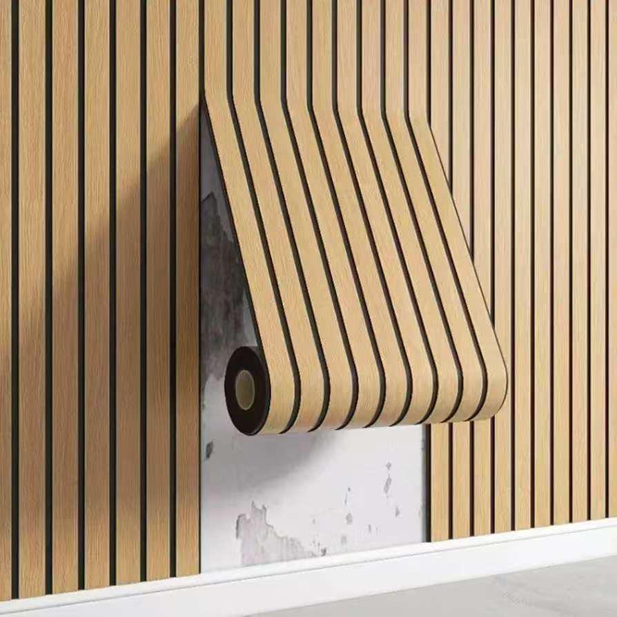 3D Self-Adhesive Wood Grain Wall Sticker for Living and Bedroom Renovation