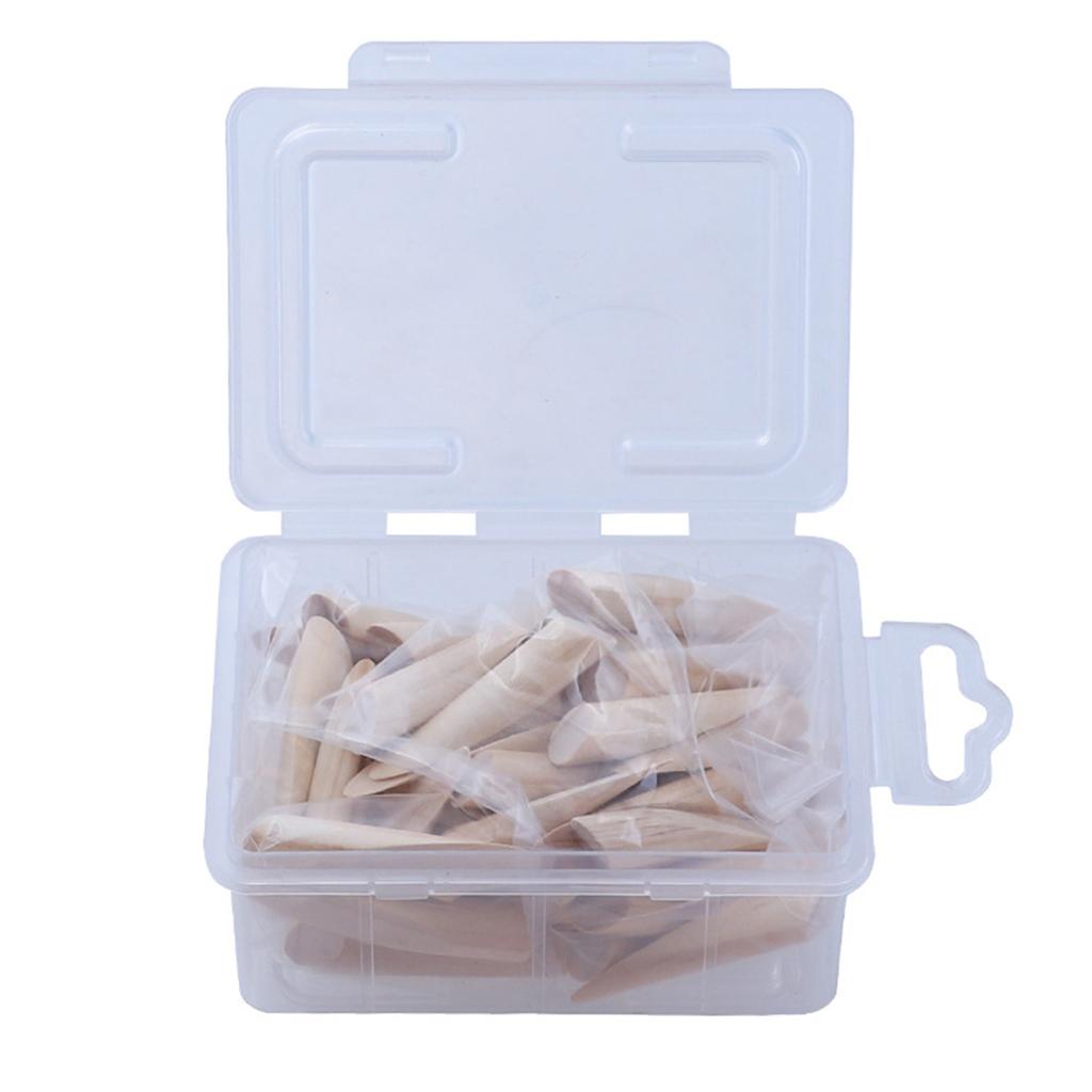 50 Pcs Oblique Hole Wood Hole Plug 9.5mm Pocket Hole Plug Practical Miter Hole Dowel Pins Hardwood Plug Woodworking Tool