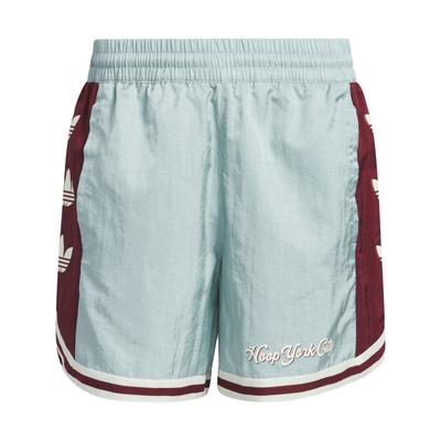 adidas Originals Hoop York City Logo Fashion Simple Loose Versatile Sports Shorts Unisex Shorts Green JC5970