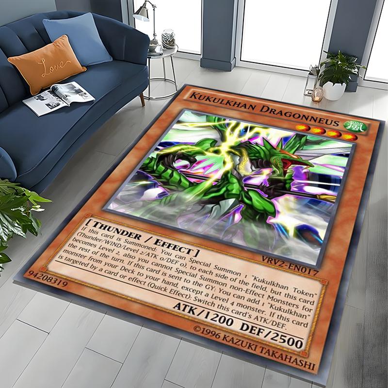 

Cartoon Anime Yu-Gi-Oh MONSTER CARD Carpet Rugs for Home Living Room Bedroom Sofa Doormat Decor,kids Area Rug Non-slip Floor Mat 40cm x 60cm
