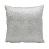 Yuga Metallic Silver Sequin Throw Cushion Cover Glitter Pillow Wedding Decor Lounge 12 X 12