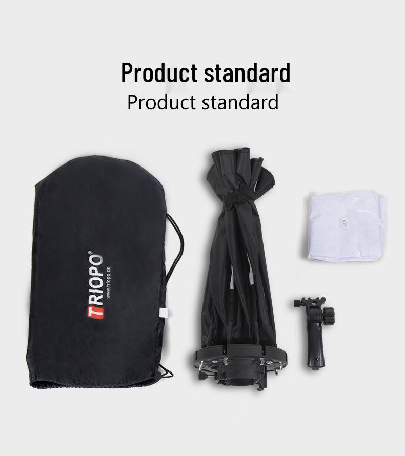 Triopo KS2-65 Quick-Release Octagonal On-Camera Flash Softbox