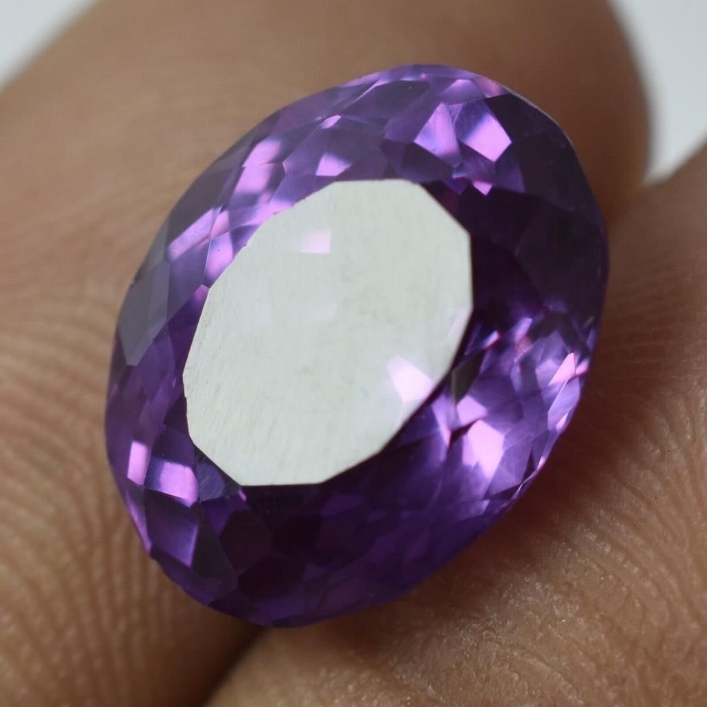 Natural Purple Tanzanite Loose Gemstone Oval Cut 9.30 ct for Jewelry Making and Gem Collections