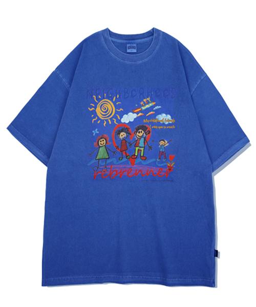 REBRENNER [Set] Pigment Oversized Short Sleeve T-Shirt